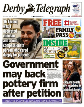Cover of Derby Telegraph