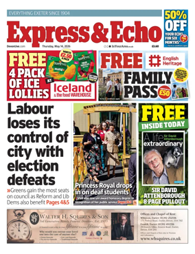 Cover of Express & Echo (City & East Devon Edition)