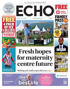 Cover of Gloucestershire Echo