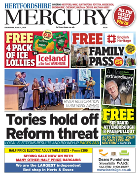 Cover of Hertfordshire Mercury