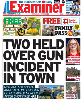 Cover of Huddersfield Daily Examiner