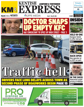 Cover of Kentish Express Ashford & District