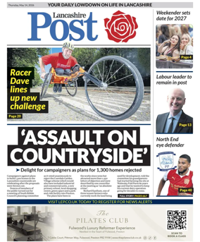 Cover of Lancashire Evening Post