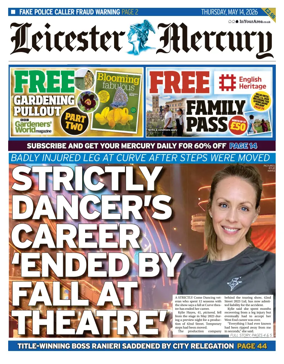 Cover of Leicester Mercury