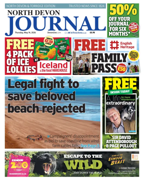 Cover of North Devon Journal