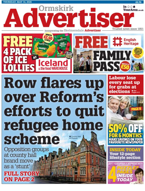 Cover of Ormskirk Advertiser