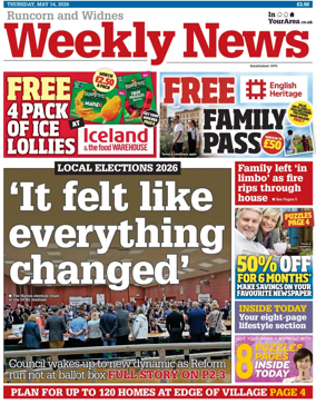Cover of Runcorn & Widnes Weekly News