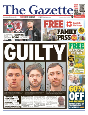 Cover of Teesside Evening Gazette