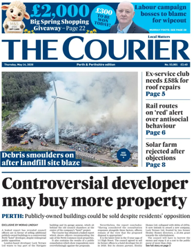 Cover of The Courier & Advertiser (Perth and Perthshire Edition)