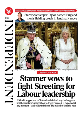 Cover of The Independent