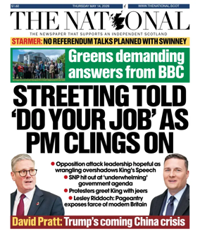 Cover of The National (Scotland)