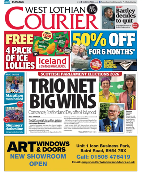 Cover of West Lothian Courier