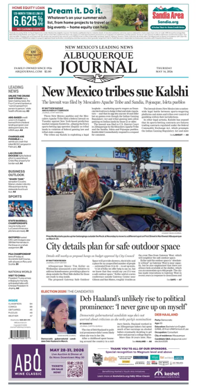 Cover of Albuquerque Journal