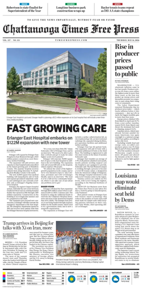 Cover of Chattanooga Times Free Press