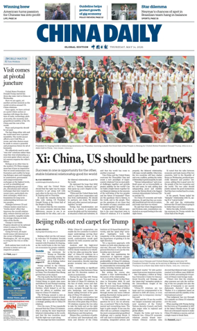 Cover of China Daily Global Edition (USA)