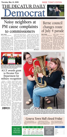 Cover of The Decatur Daily Democrat