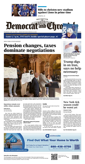 Cover of Democrat and Chronicle