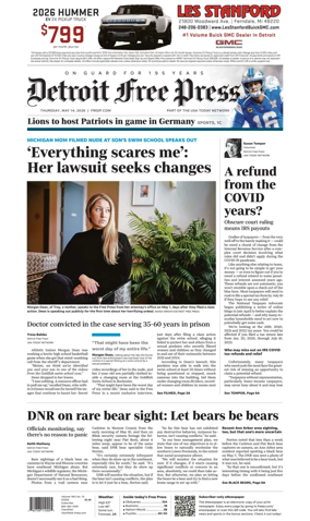 Cover of Detroit Free Press