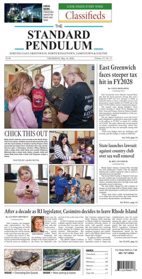 Cover of East Greenwich Pendulum