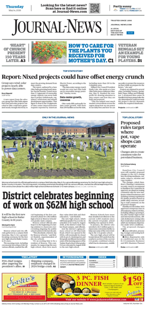 Cover of Hamilton Journal News