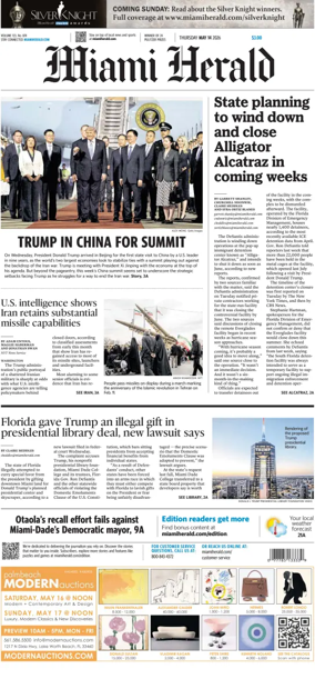 Cover of Miami Herald