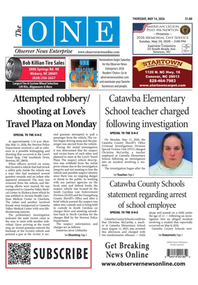 Cover of Observer News Enterprise
