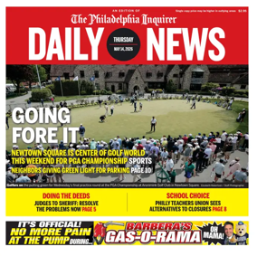 Cover of Philadelphia Daily News