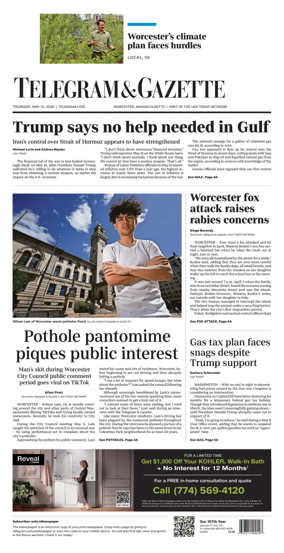 Cover of Telegram & Gazette