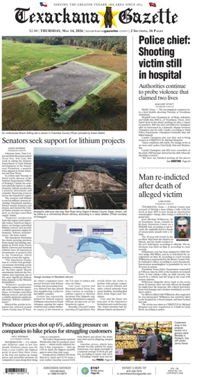Cover of Texarkana Gazette
