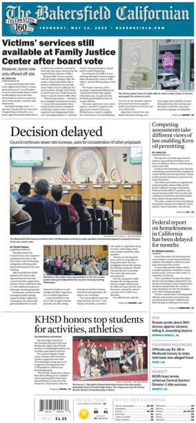 Cover of The Bakersfield Californian