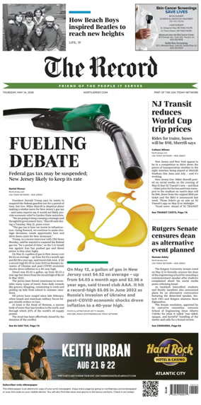 Cover of The Bergen Record