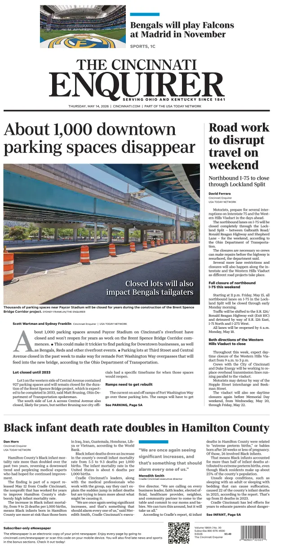 Cover of The Cincinnati Enquirer