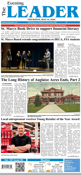 Cover of The Evening Leader