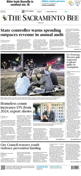 Cover of The Sacramento Bee