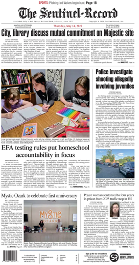 Cover of The Sentinel-Record