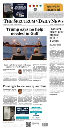 Cover of The Spectrum & Daily News