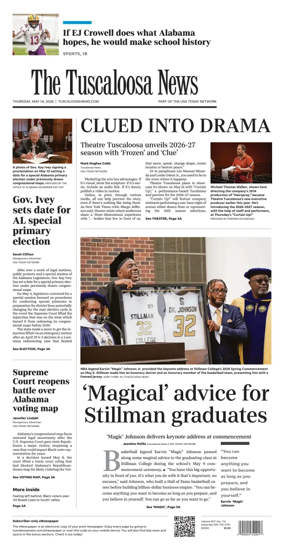 Cover of The Tuscaloosa News