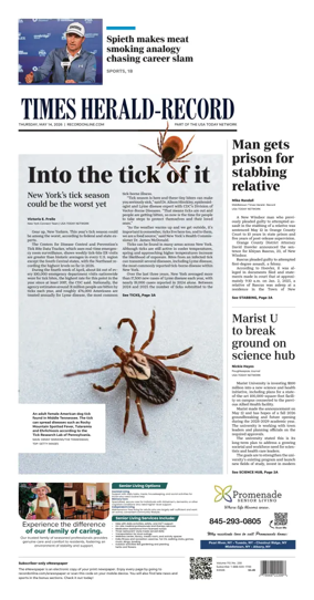 Cover of Times Herald-Record