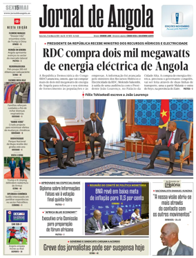 Cover of Jornal de Angola