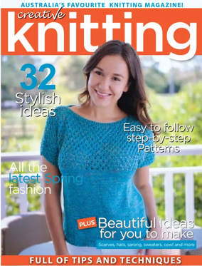 Cover of Creative Knitting (Australia)