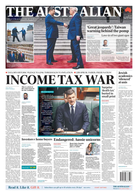 Cover of The Australian