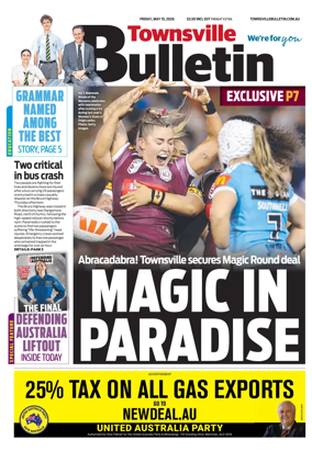 Cover of Townsville Bulletin