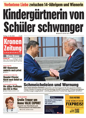 Cover of Kronen Zeitung