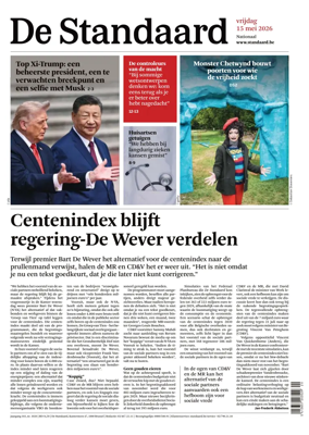 Cover of De Standaard