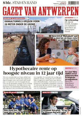 Cover of Gazet van Antwerpen Stad en Rand