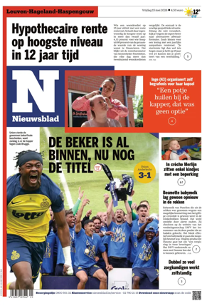 Cover of Het Nieuwsblad