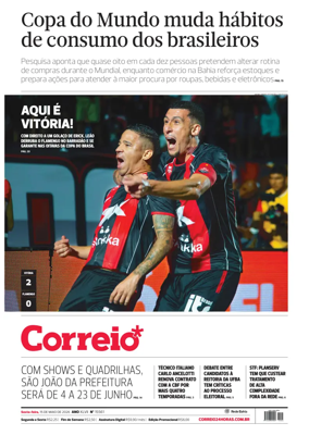 Cover of Correio da Bahia
