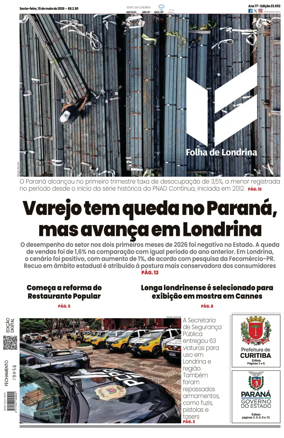 Cover of Folha de Londrina