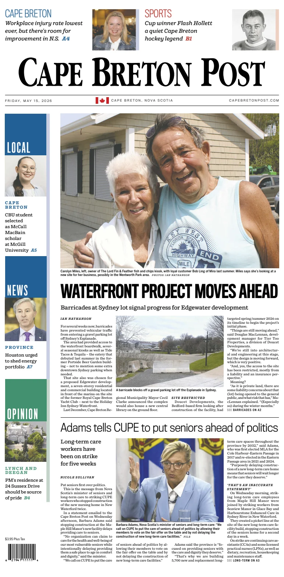 Cover of Cape Breton Post