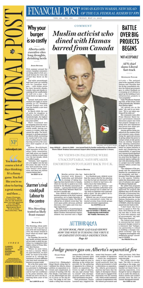 Cover of National Post - (Latest Edition)